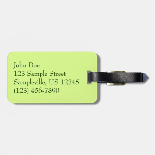 Tropische Früchte der Ananas in der Natur Gepäckanhänger (Rückseite horizontal)