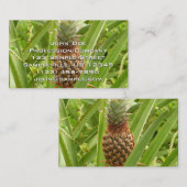 Tropische Früchte der Ananas in der Natur Visitenkarte (Vorne/Hinten)