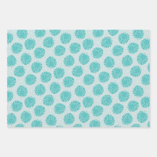 Tropische Früchte der Sommerkatze Geschenkpapier Set (Vorderseite 2)