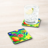 Tropische Früchte im Himmel. Jetzt kaufen Getränkeuntersetzer (Rechte Seite)