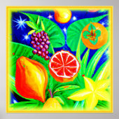 Tropische Früchte im Himmel. Jetzt kaufen Poster (Vorne)