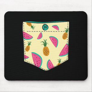 Tropische Früchte in der Tasche Kawaii Hawaiian Ur Mousepad