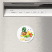 Tropische Früchte in einer Schüssel Magnet (In Situ (Geschirrspüler))