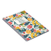 Tropische Früchte in Wasserfarbe Personalisiert Re Notizblock (Rechte Seite)