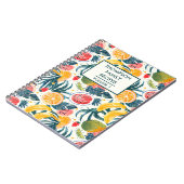 Tropische Früchte in Wasserfarbe Personalisiert Re Notizblock (Linke Seite)