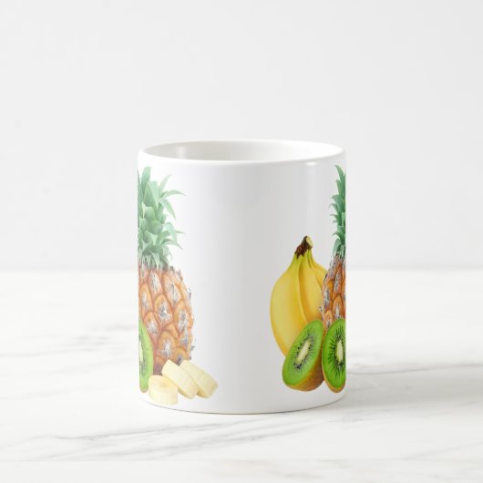 Tropische Früchte Kaffeetasse (Mittel)