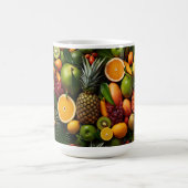 Tropische Früchte Kaffeetasse (Mittel)