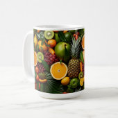 Tropische Früchte Kaffeetasse (Vorderseite Links)