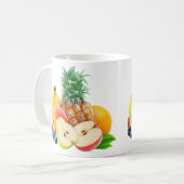 Tropische Früchte Kaffeetasse (Vorderseite Links)
