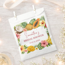 Tropische Früchte Kokosnuss Hawaiianische Hochzeit