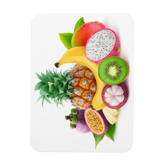 Tropische Früchte Magnet (Vertikal)