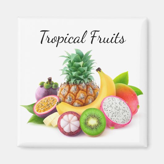 Tropische Früchte Magnet (Vorne)