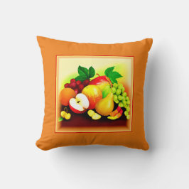 Tropische Früchte Malerei. Jetzt kaufen Kissen