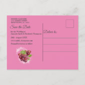 Tropische Früchte mit Mundwasser Ankündigungspostkarte (Rückseite)