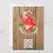 Tropische Früchte mit Mundwasser Einladung (Rückseite)