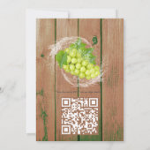 Tropische Früchte mit Mundwasser Einladung (Rückseite)