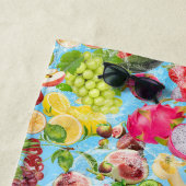 Tropische Früchte mit Mundwasser Strandtuch (Beispiel)