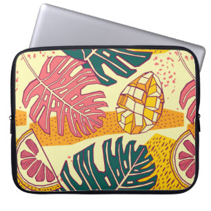 Tropische Früchte, Muster Laptopschutzhülle