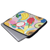 Tropische Früchte, nahtlos Vintages Muster. Laptopschutzhülle (Vorne Knopf)