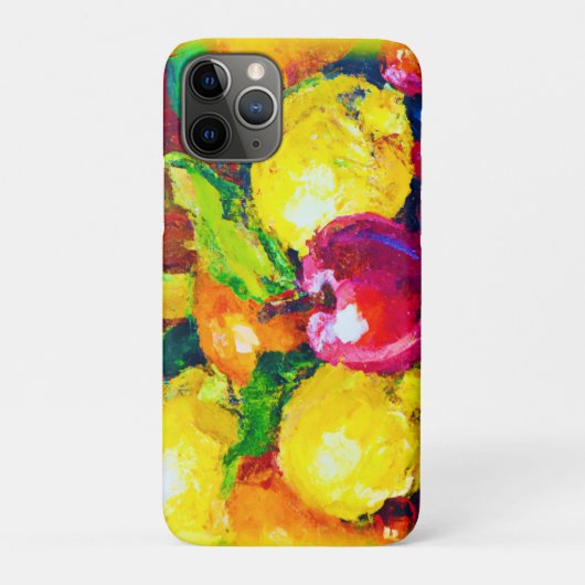 Tropische Früchte Pianting. Jetzt kaufen Case-Mate iPhone Hülle (Rückseite)