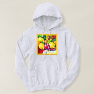 Tropische Früchte Pianting. Jetzt kaufen Hoodie