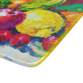 Tropische Früchte Pianting. Jetzt kaufen Schneidebrett (Ecke)