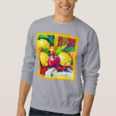 Tropische Früchte Pianting. Jetzt kaufen Sweatshirt (Vorderseite)