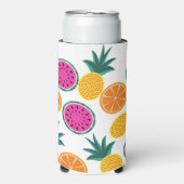Tropische Früchte Selters Dosenkühler (Seltzer Vorderseite)
