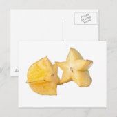 Tropische Früchte - Starfruit Postkarte (Vorne/Hinten)