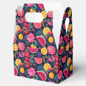 Tropische Früchte und Blume Geschenkschachtel (Geöffnet)