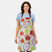 Tropische Früchte von Natasha Us Schürze (Getragen)