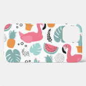 Tropische Früchte: Wiederholung des Musters. Case-Mate iPhone Hülle (Rückseite (Horizontal))