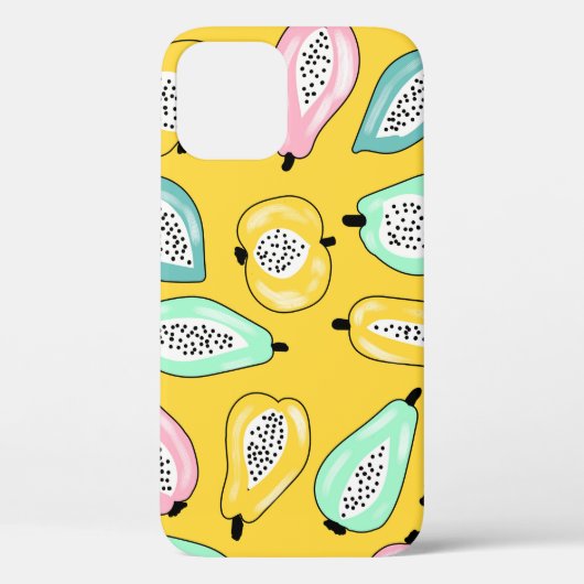 Tropische Fruchtmuster-Abbildung Case-Mate iPhone Hülle (Rückseite)