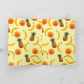 Tropische Fruchtsaftkarte Karte (Innenseite)