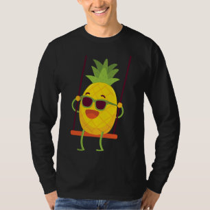 Tropische Fruchtschwinger-Ananas T-Shirt