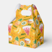 Tropische Fruchtzucht Geschenkschachtel (Rückseite)