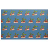 Tropische Fuchsias & Hummingbird gestrichen Stoff (Fat Quarter (45,7 x 55,9 cm))