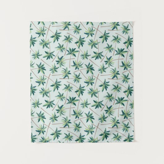 Tropische Fuchsschwanz-Palme Wandteppich (Vorderseite)