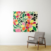 Tropische Gartenpunkte Wandteppich (Beispiel (Horizontal))