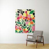 Tropische Gartenpunkte Wandteppich (Beispiel)