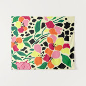 Tropische Gartenpunkte Wandteppich (Vorderseite (Horizontal))