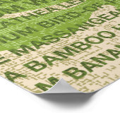 Tropische Gartenwand Poster (Ecke)