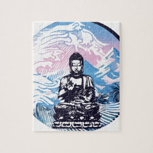 Tropische Gebirgswelle Buddhas Puzzle