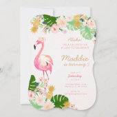 Tropische Geburtstags-Einladung Einladung (Vorderseite)