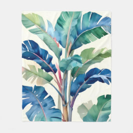 Tropische Gefühl Fleecedecke