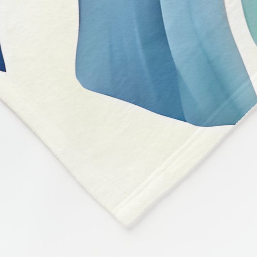 Tropische Gefühl Fleecedecke (Ecke)