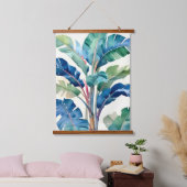 Tropische Gefühl Wandteppich Mit Holzrahmen (Schlafzimmer)