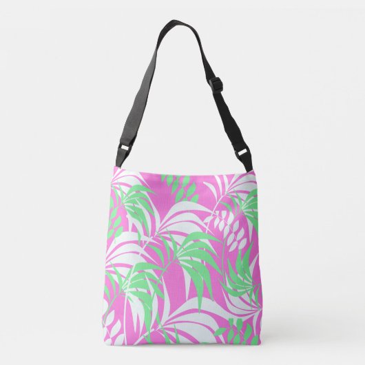 Tropische Geldbeutel Crossbody Tasche (Rückseite)
