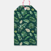 Tropische geometrische Dankbarkeit für Tags Geschenkanhänger (Rückseite)