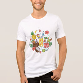 Tropische Getränke – Cute Sommer-Cocktail Herren T Tri-Blend Shirt